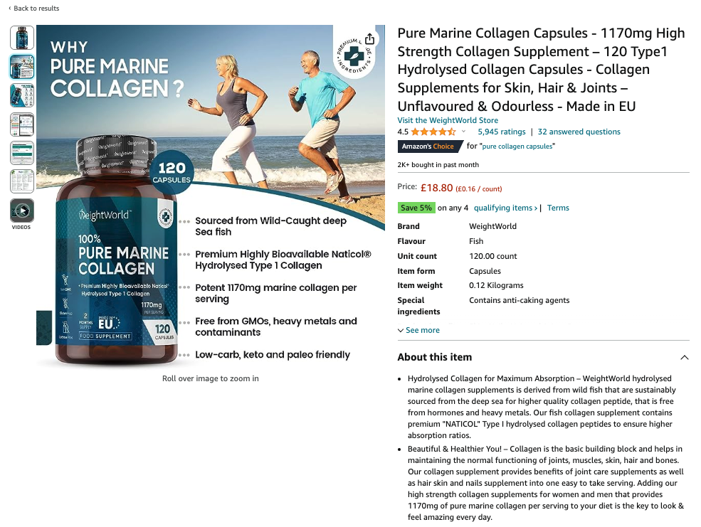 Optimizing Amazon Product Listings