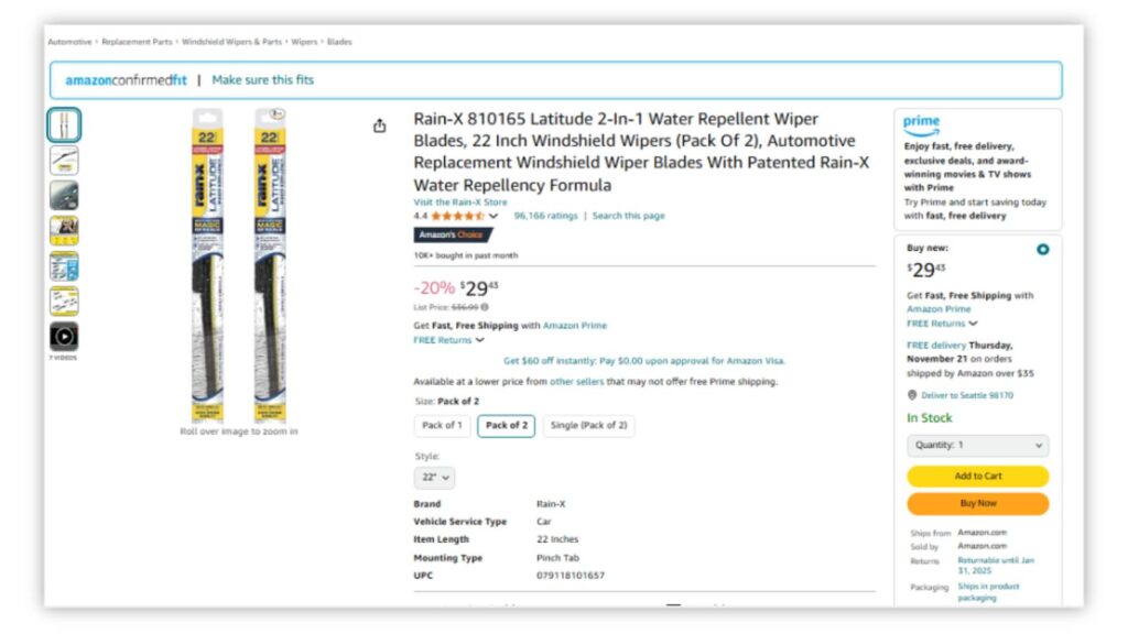 Best selling products on amazon - rain