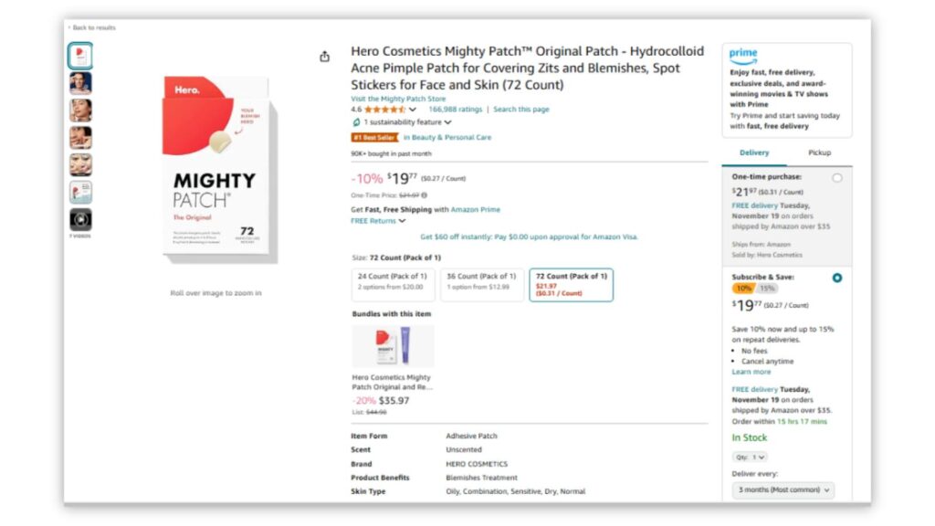 Best selling products on amazon - hero cosmetics