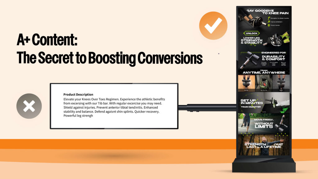 A+ Content drives conversions—Amazon listing comparison shows the power of enhanced branding. Trivium Group’s optimization strategies.