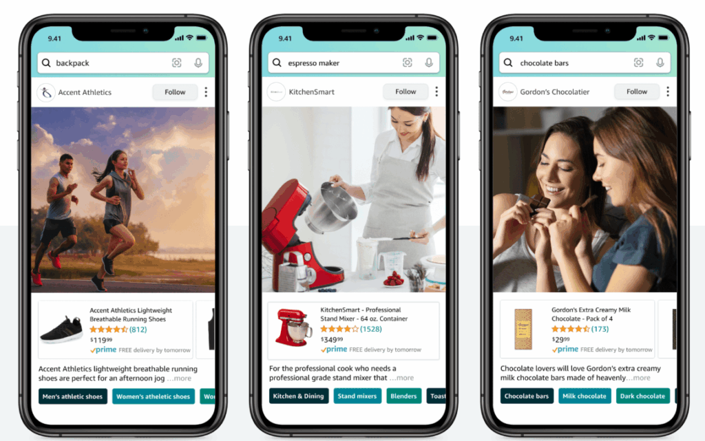Amazon post examples