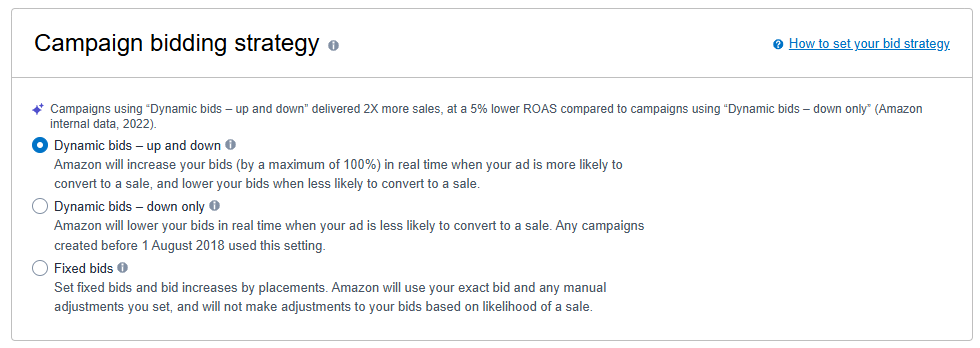 Campaign Bidding Strategy