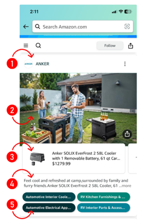 Elements of an Amazon Post